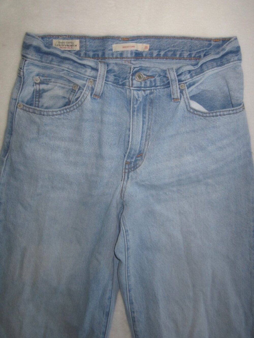 LEVI’S Premium Baggy Dad Jeans Women’s 25 - Picture 3 of 9